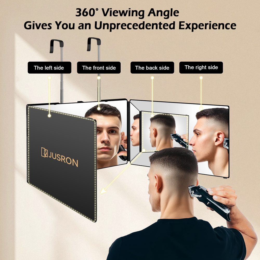 JUSRON 360 degree viewing angle mirror