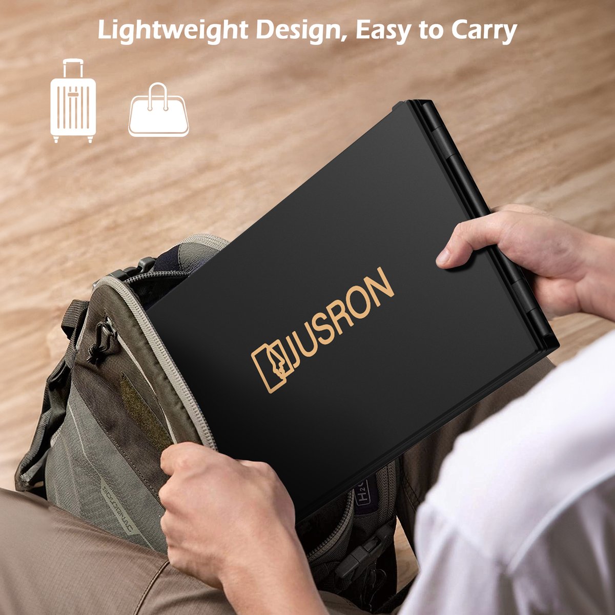 JUSRON mirror lightweight portable design
